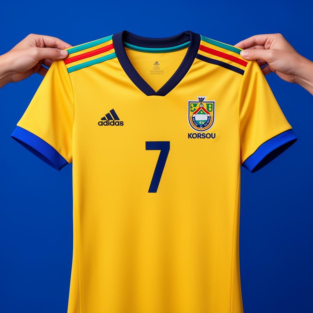 Curaçao Uitshirt Dames 2026 · Geel