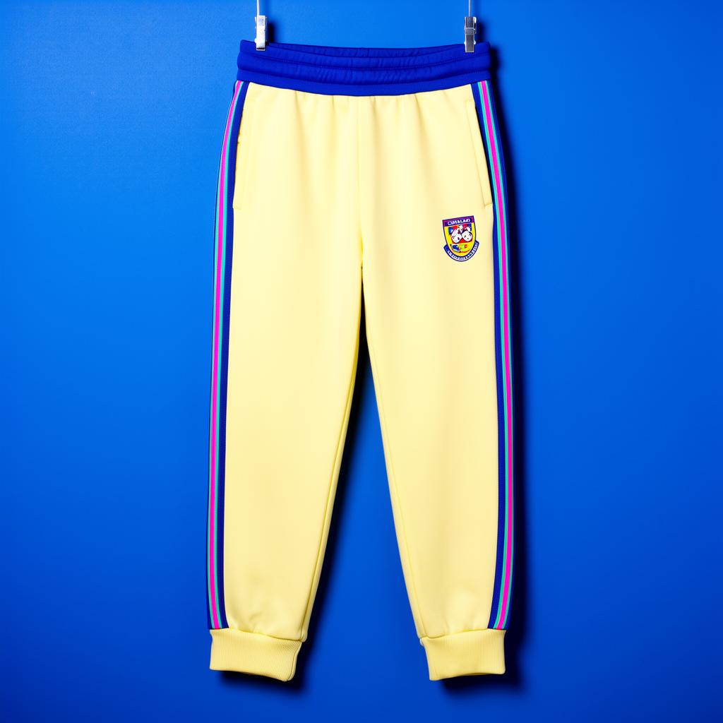 Curaçao Joggingbroek · Lichtgeel Uit-Editie