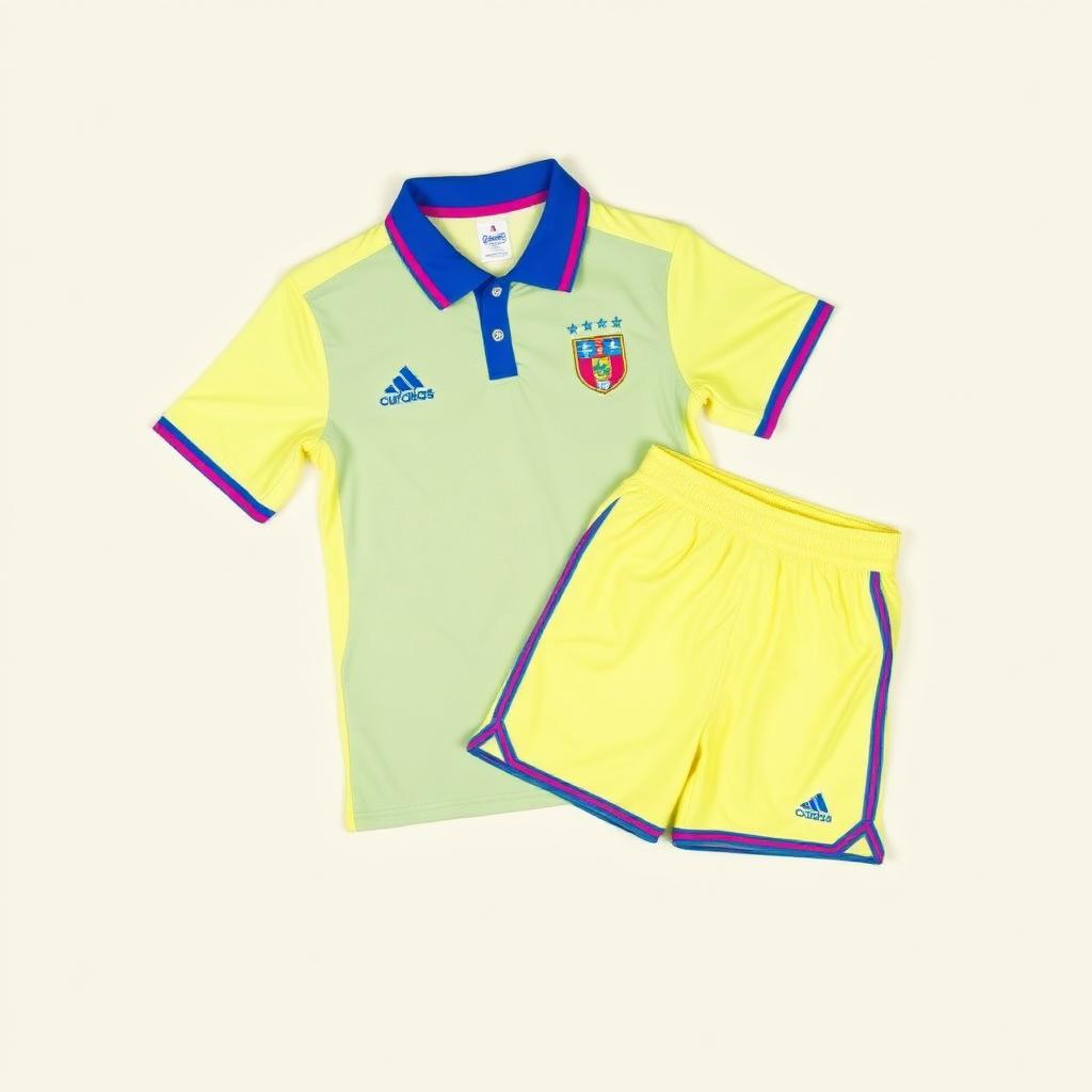 Curaçao Combi · Lichtgeel Shirt + Broek (10% korting)