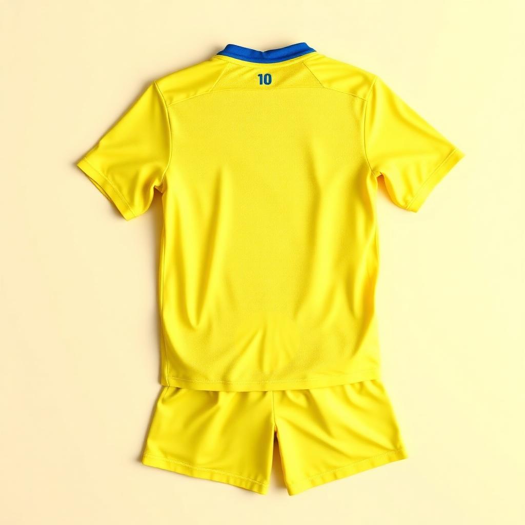 Curaçao Combi Kids · Lichtgeel Shirt + Broek (10% korting) achterkant