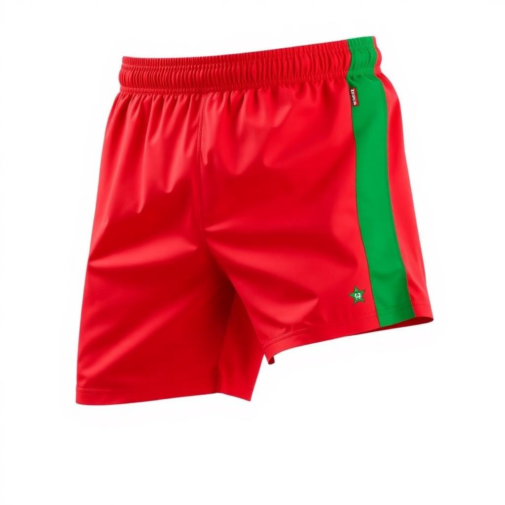 Marokko Korte Broek Kinderen · Rood/Groen