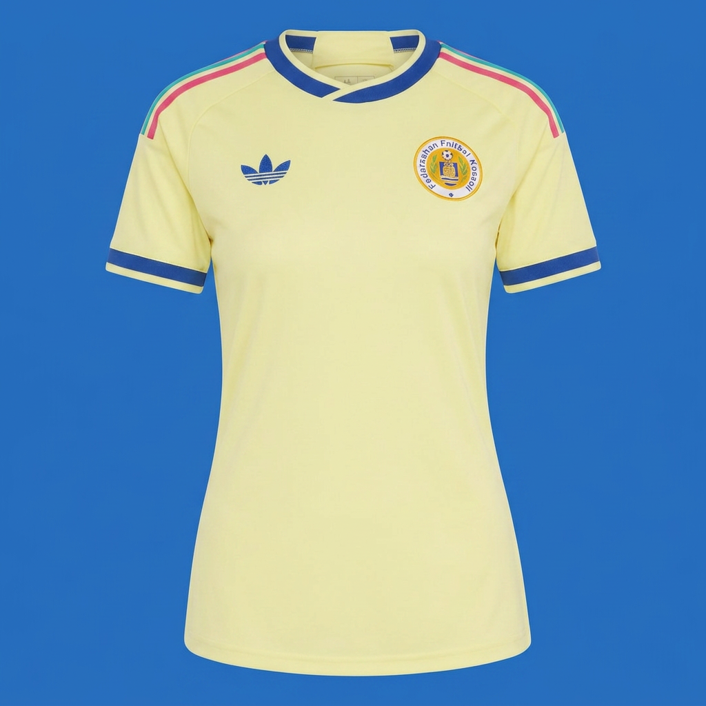 Curaçao Uitshirt Dames 2026 · Geel