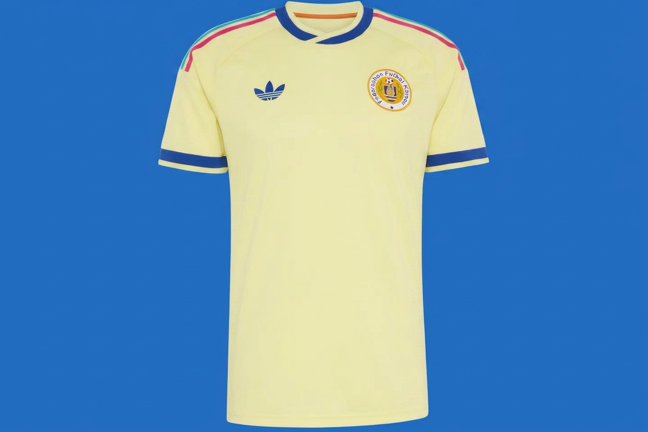 Curaçao Uitshirt Heren 2026 · Geel