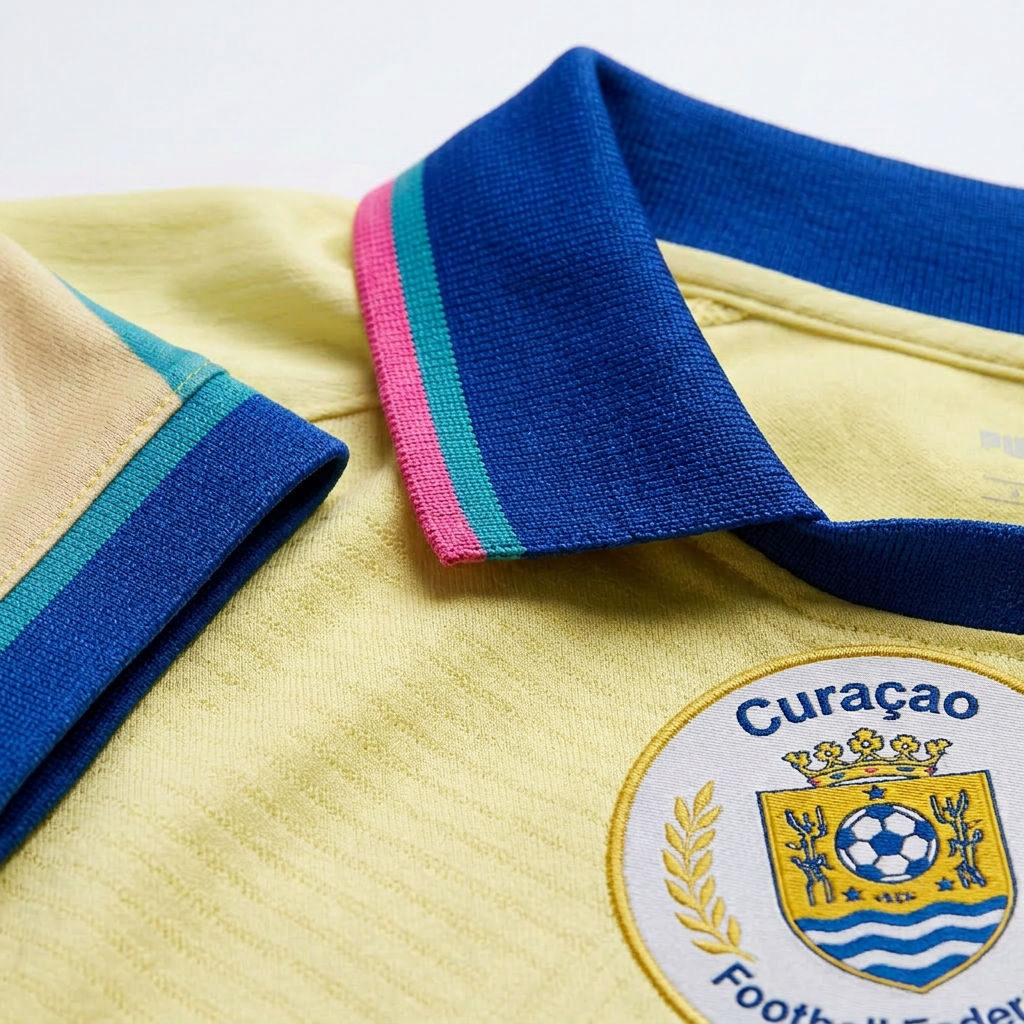 Curaçao Uitshirt Heren 2026 · Geel foto 4