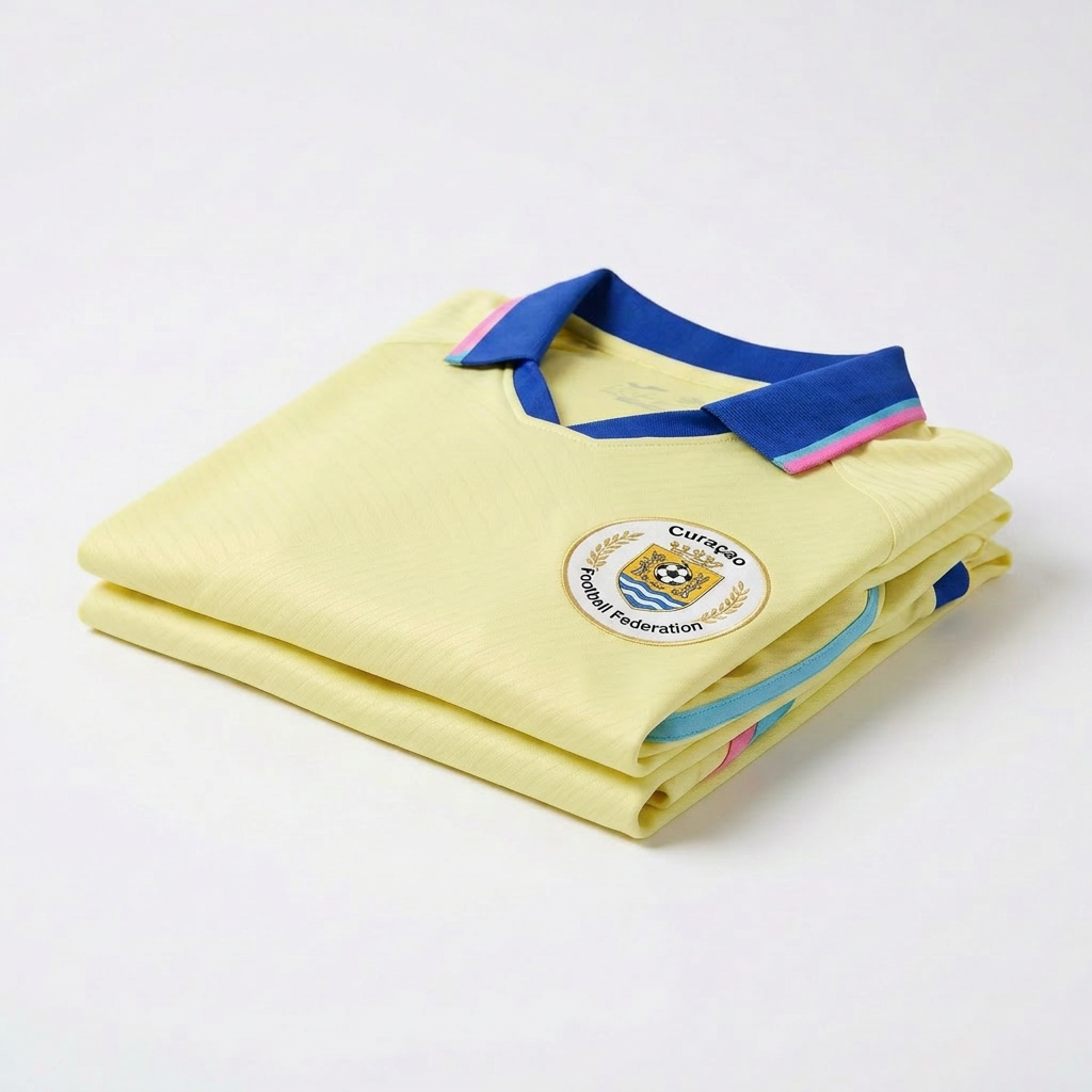 Curaçao Uitshirt Heren 2026 · Geel foto 5
