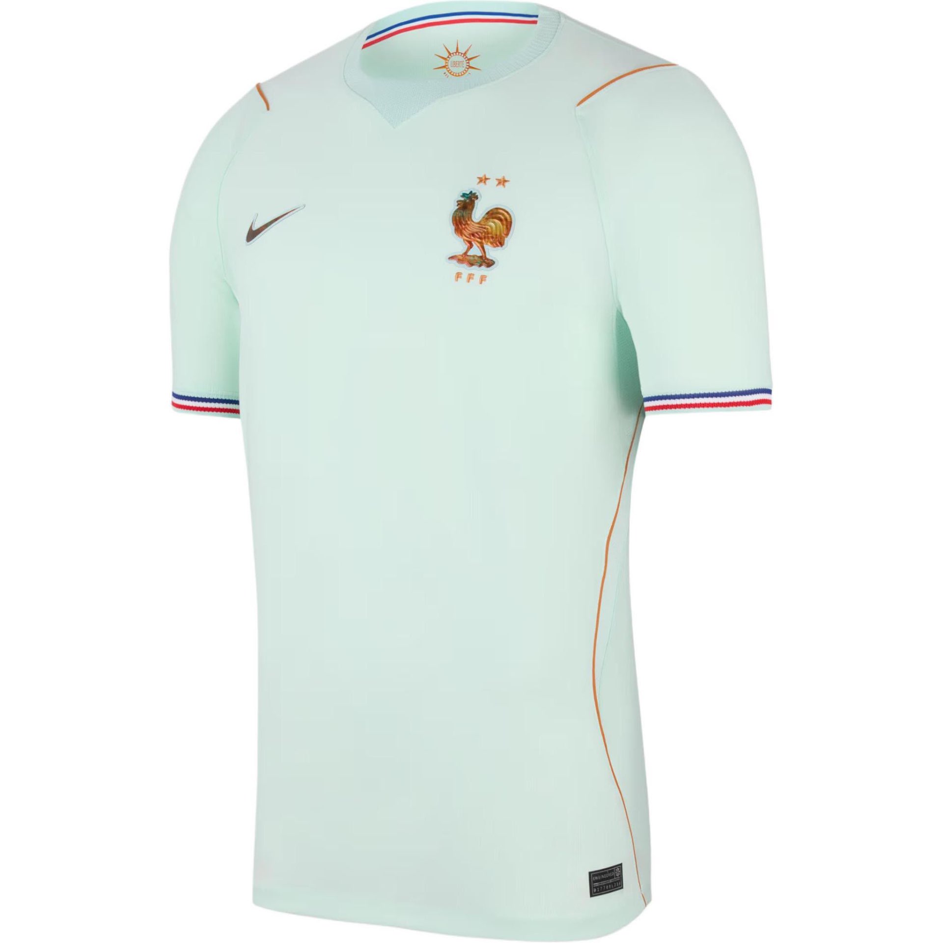 Frankrijk Uitshirt 2026 · Mint