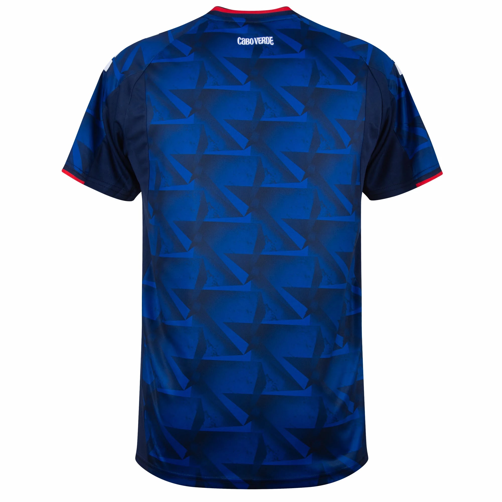 Kaapverdië Fanshirt Heren · Tubarões Azuis 2026 achterkant