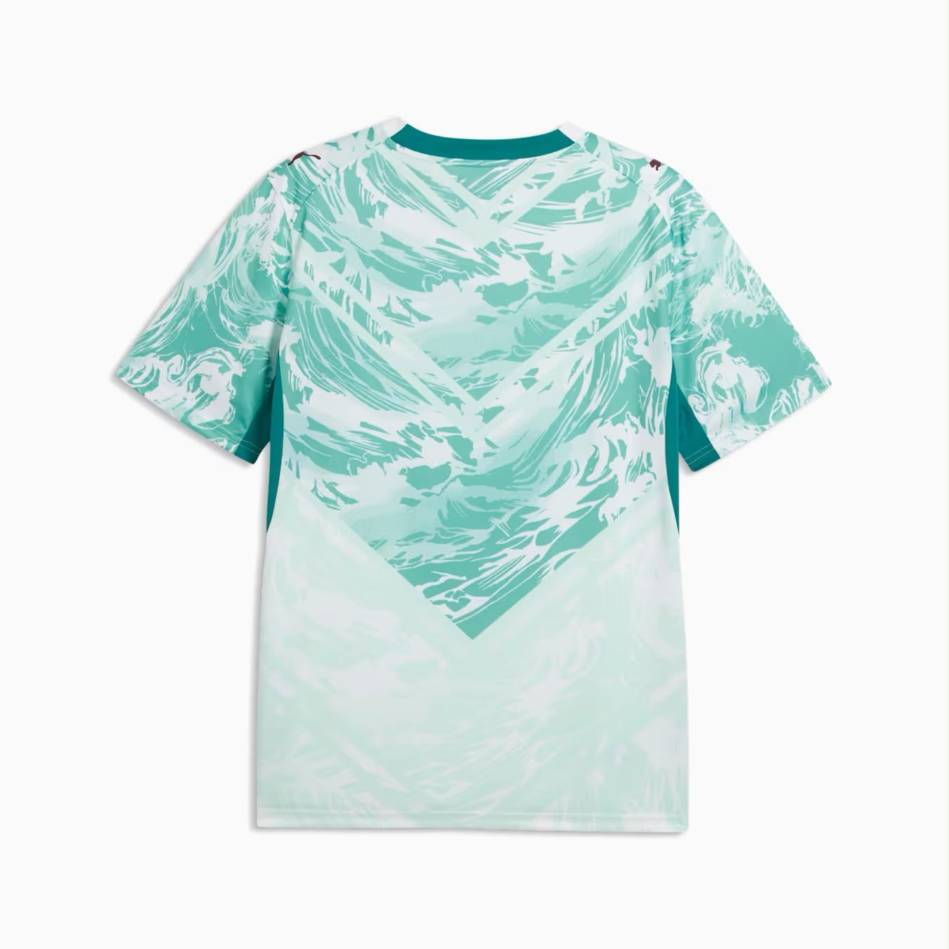 Portugal Uitshirt 2026 · Mint Wave achterkant